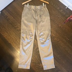 Nanette Lepore Beige Satin Pant Size 4